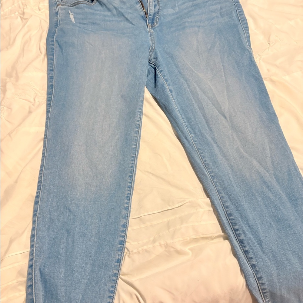 Torrid Blue Straight Leg Jeans Classic Denim